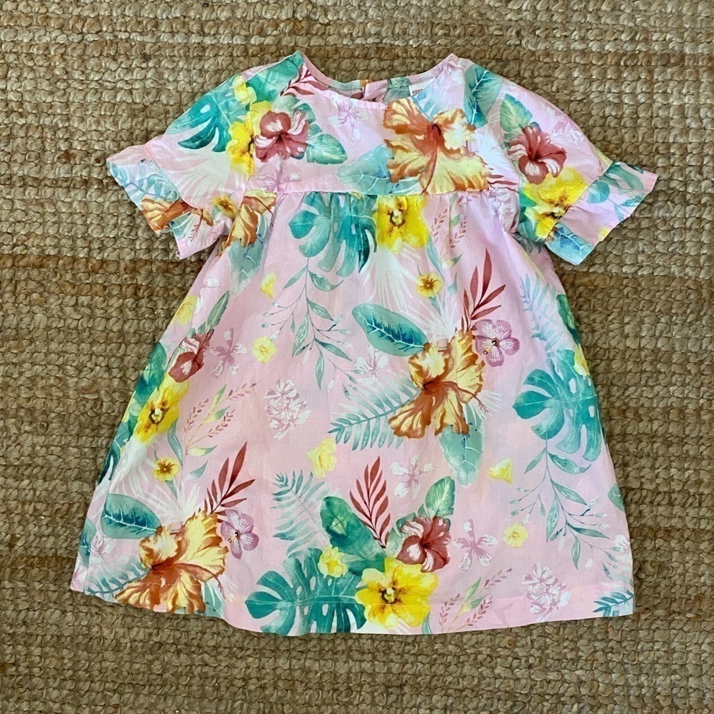 Zara Hawaiian babygirl dress 18/24m